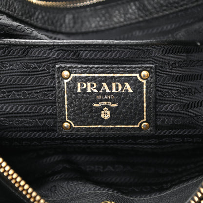 Prada Tessuto Nylon Saffiano Tote Black 6 of 13