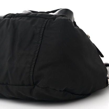 Prada Nylon Saffiano Vela Messenger Bag Black 10 of 11