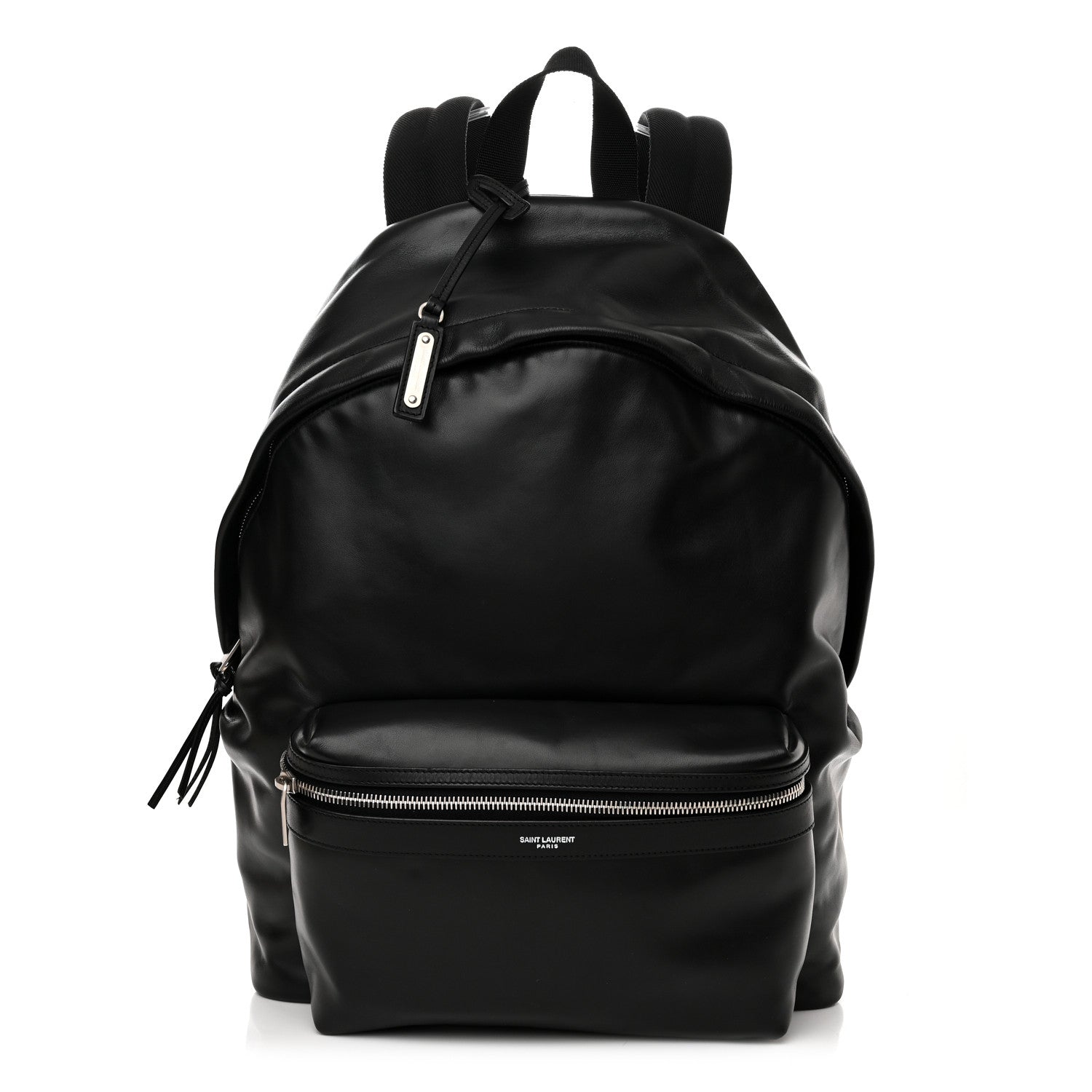 Saint Laurent Calfskin City Backpack Black 1 of 12