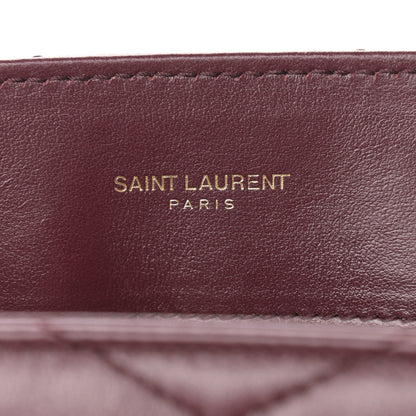 Saint Laurent Calfskin Y Quilted Monogram Medium Loulou Chain Satchel Palissandre 7 of 15