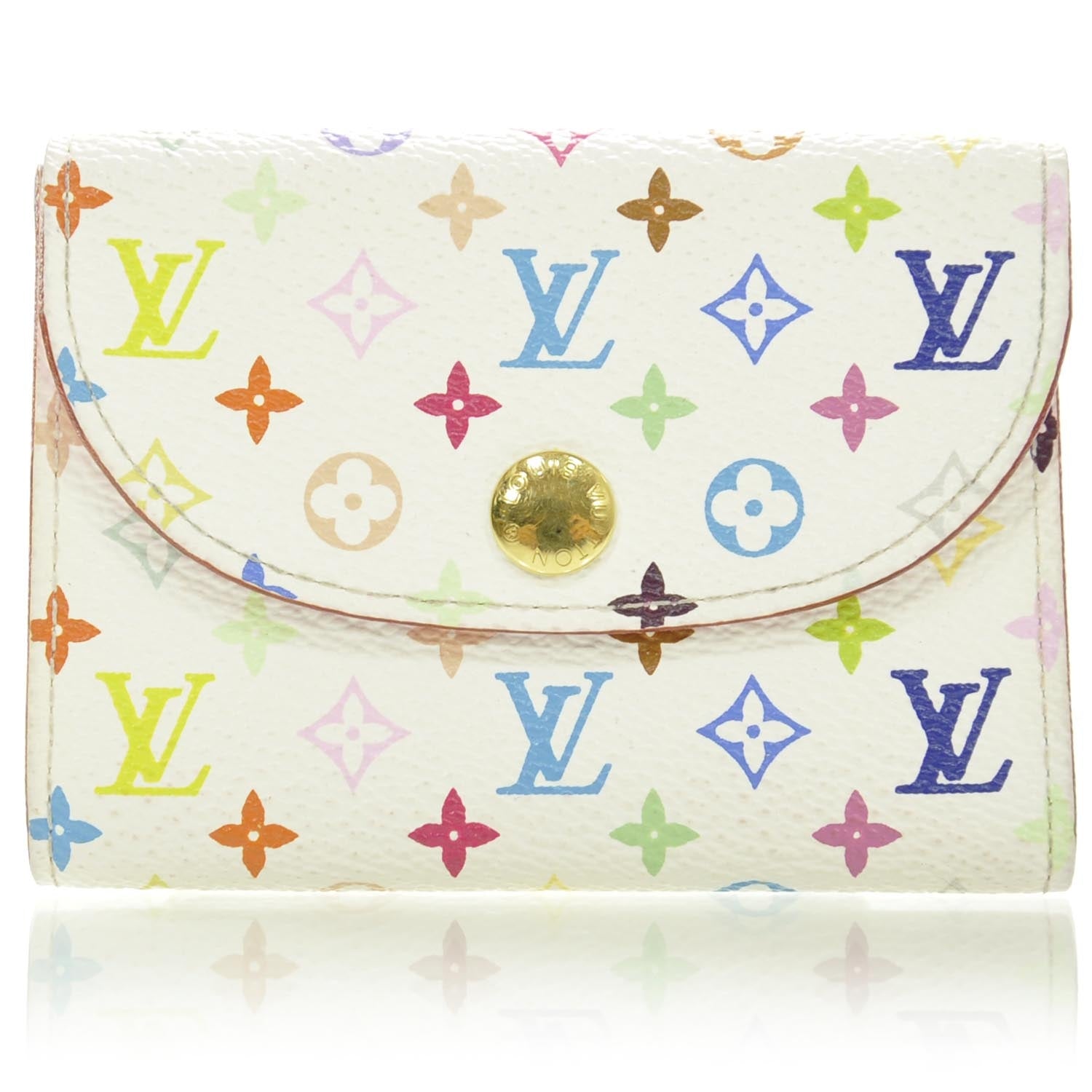 Louis Vuitton Monogram Multicolor Business Card Holder White 1 of 8