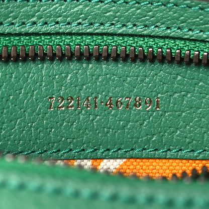 Gucci X ADIDAS Textured Dollar Calfskin Belt Bag Green 7 of 10