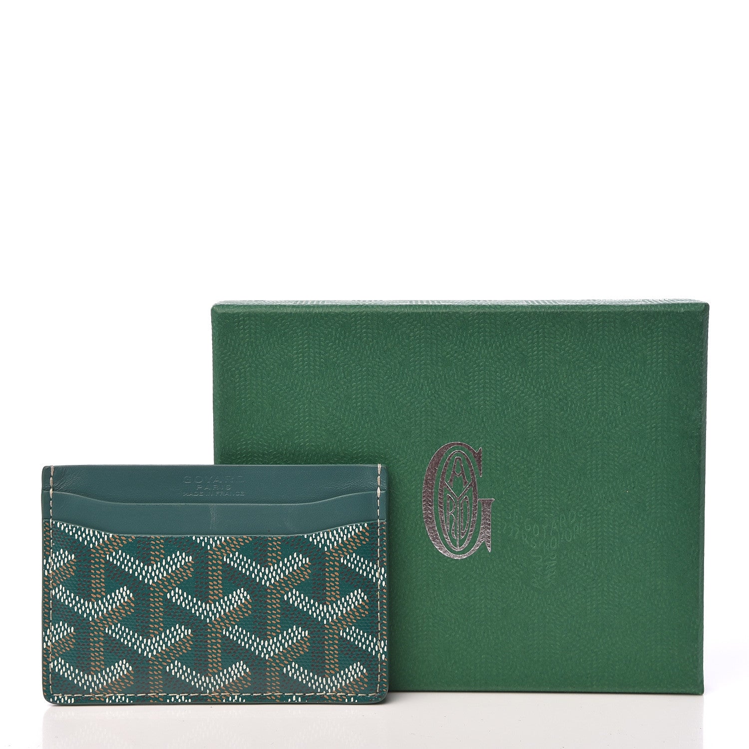 Goyard Goyardine Saint Sulpice Card Holder Green 8 of 8