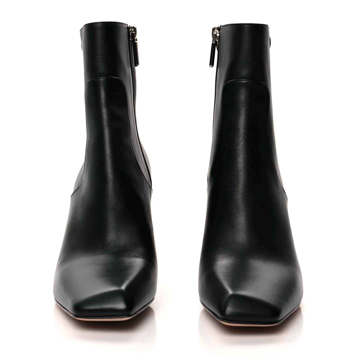 Soft Calfskin Rhodes 80mm Ankle Boots 37.5 Black