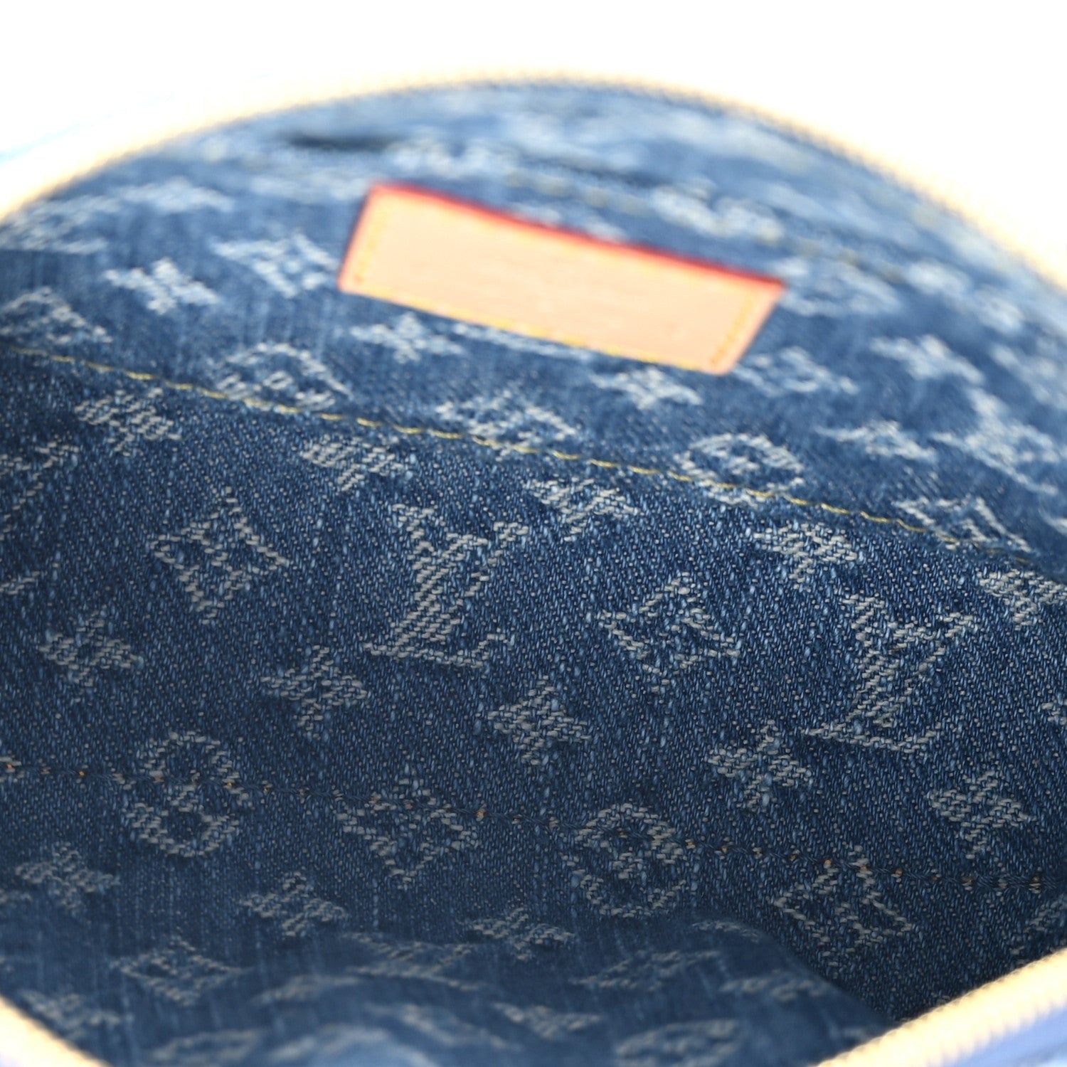 Louis Vuitton Denim Giant Monogram Pochette Cosmetique PM Denim Blue 5 of 7