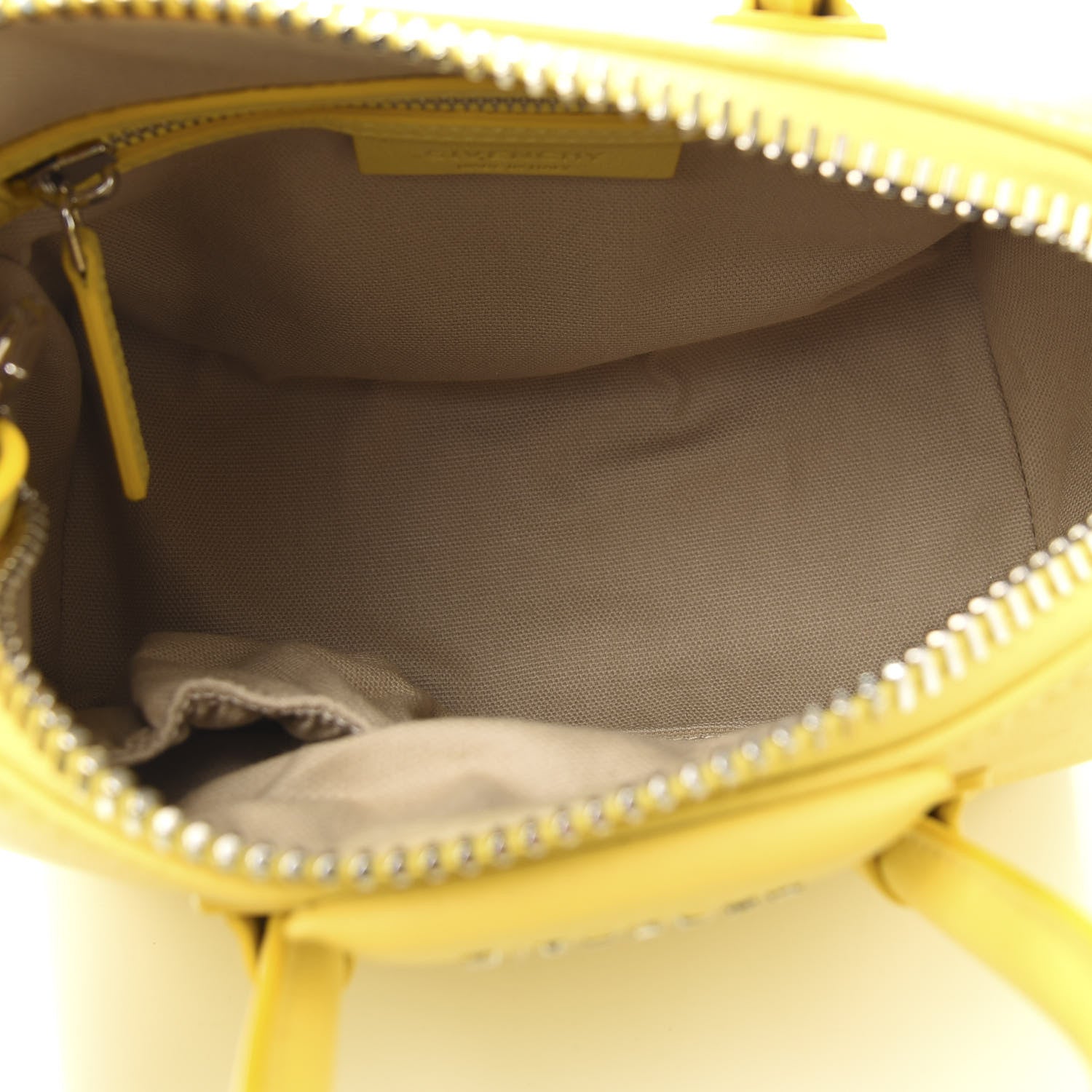 Givenchy Sugar Goatskin Mini Antigona Yellow 5 of 14