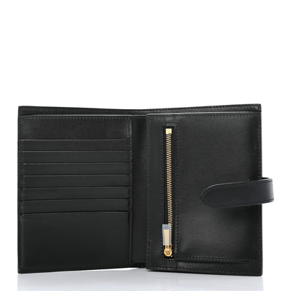 Celine Grained Calfskin Medium Multifunction Strap Wallet Black 5 of 7
