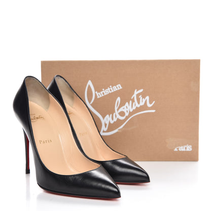 Christian Louboutin Shiny Nappa Pigalle Follies 100 Pumps 37 Black 17 of 17