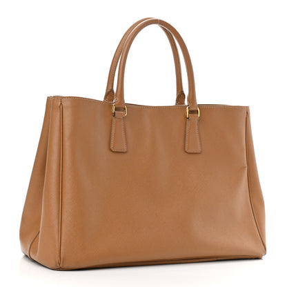 Prada Saffiano Lux Large Tote Caramel 3 of 13