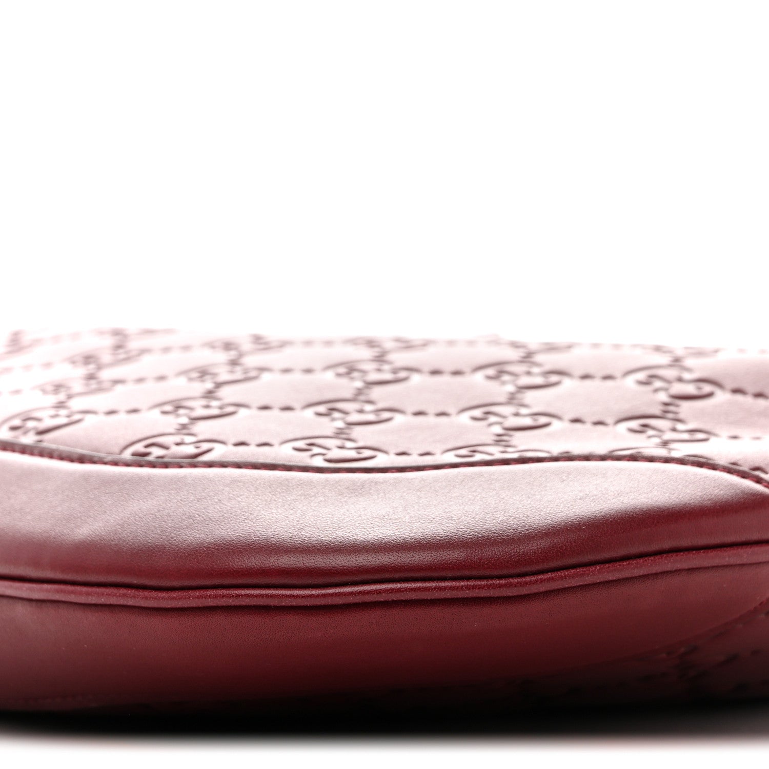 Gucci GG Calfskin Embossed B Medium Shoulder Bag Rose Ancora 10 of 10