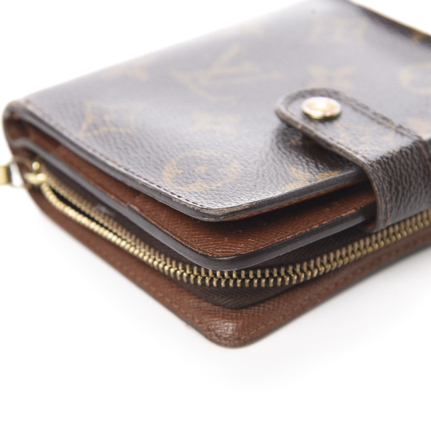 Monogram Compact Zippe Zipped Wallet