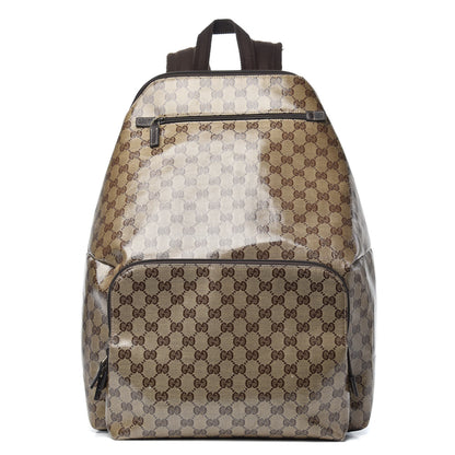 Gucci Crystal Monogram Backpack Dark Brown 1 of 13