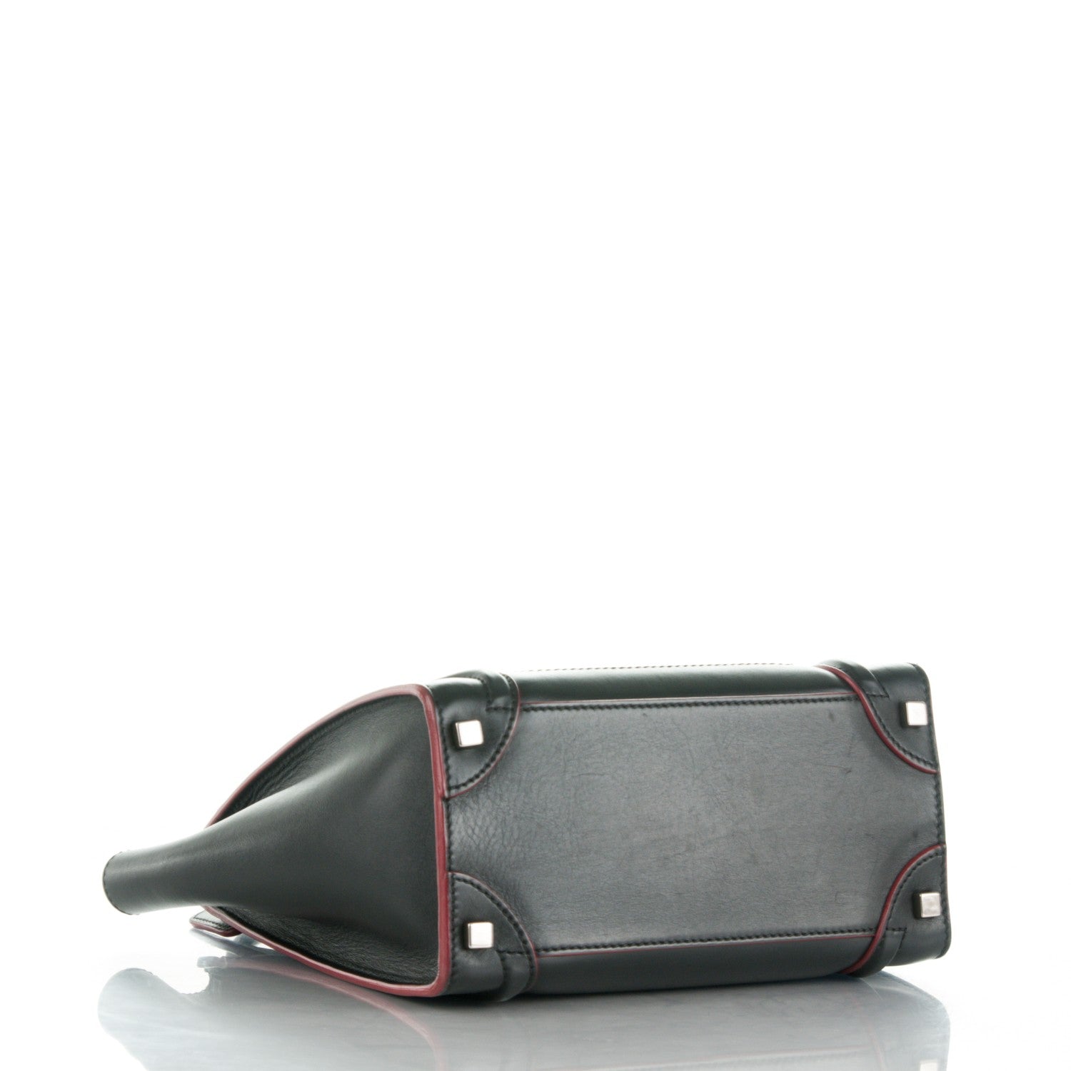 Celine Smooth Calfskin Micro Luggage Black 4 of 7