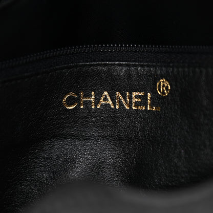 Chanel Suede Quilted CC Tassel Flap Camera Case Black 6 of 10