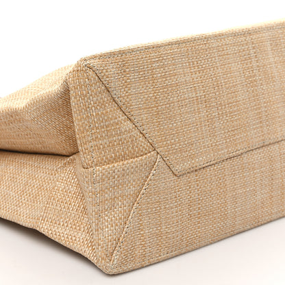 Prada Raffia Logo Tote Naturale 8 of 10