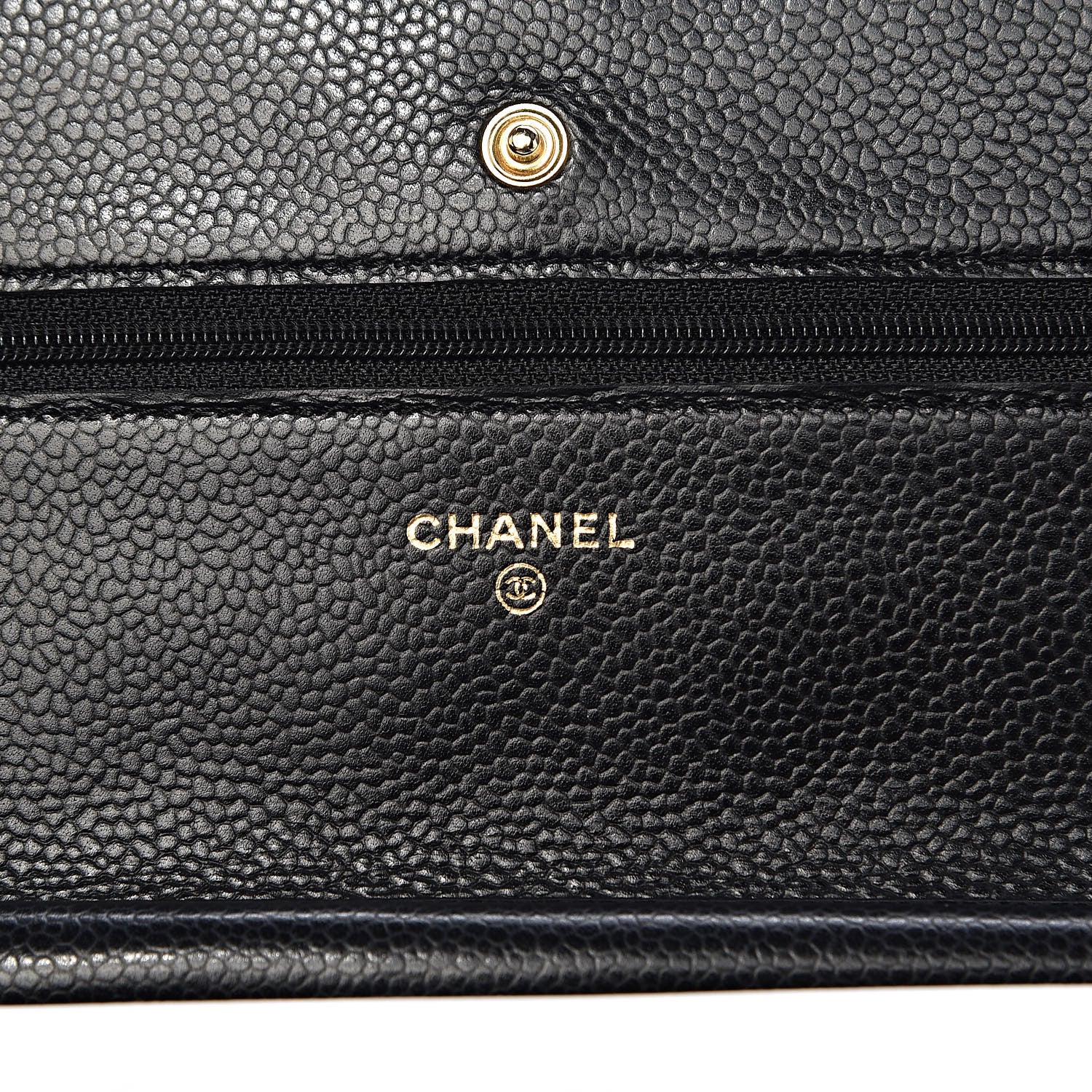 Chanel Caviar Quilted Wallet On Chain WOC Black 6 of 12