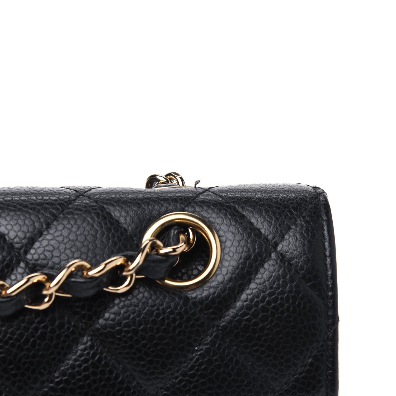 Chanel Caviar Quilted Medium Double Flap Black 5 of 5