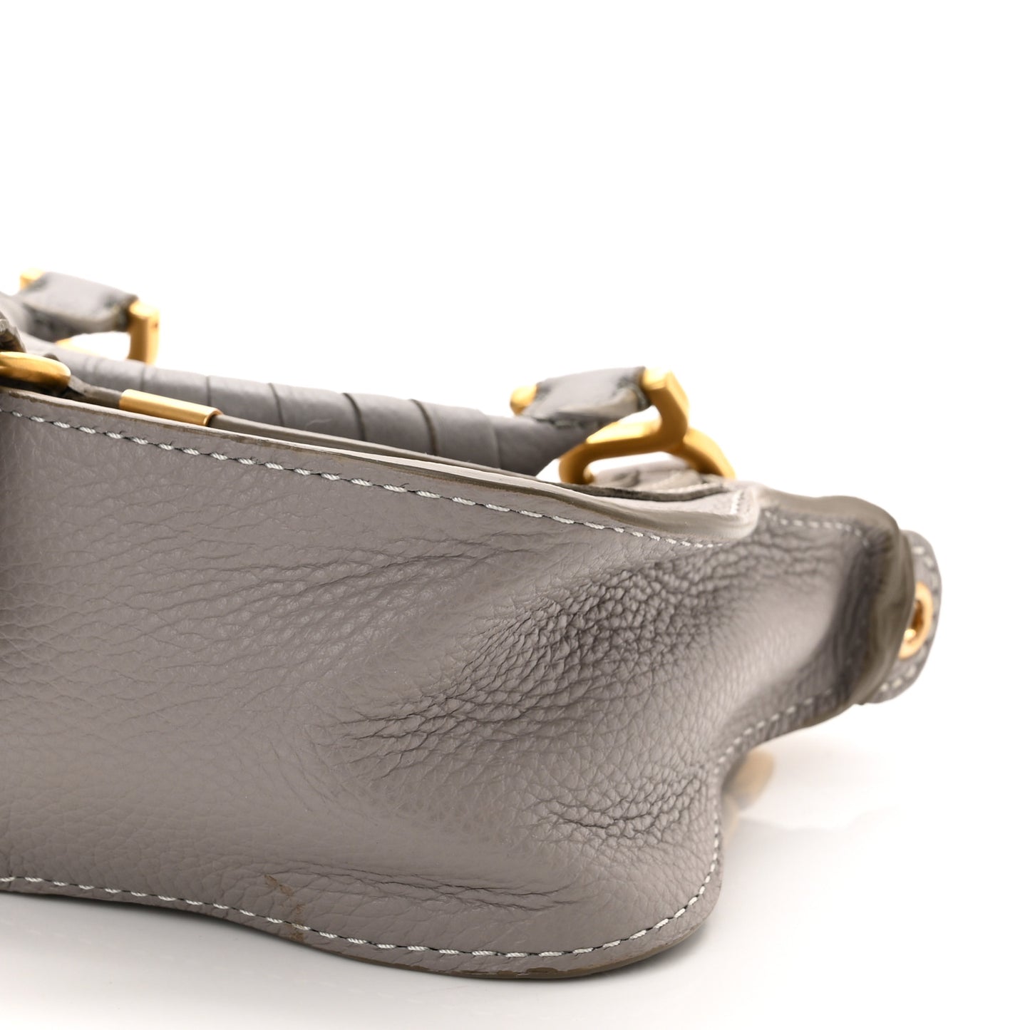 Calfskin Mini Marcie Satchel Cashmere Grey