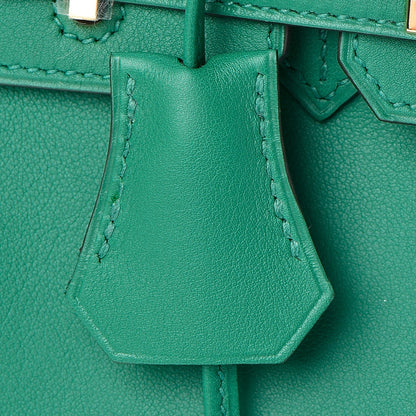 Hermes Swift Birkin 25 Vert Vertigo 9 of 31