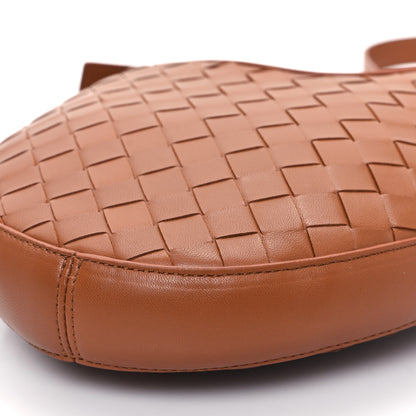 Bottega Veneta Nappa Intrecciato Small Drop Shoulder Bag Wood 10 of 12
