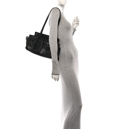 Prada Buffalo Medium Route Tote Bag Black 2 of 9