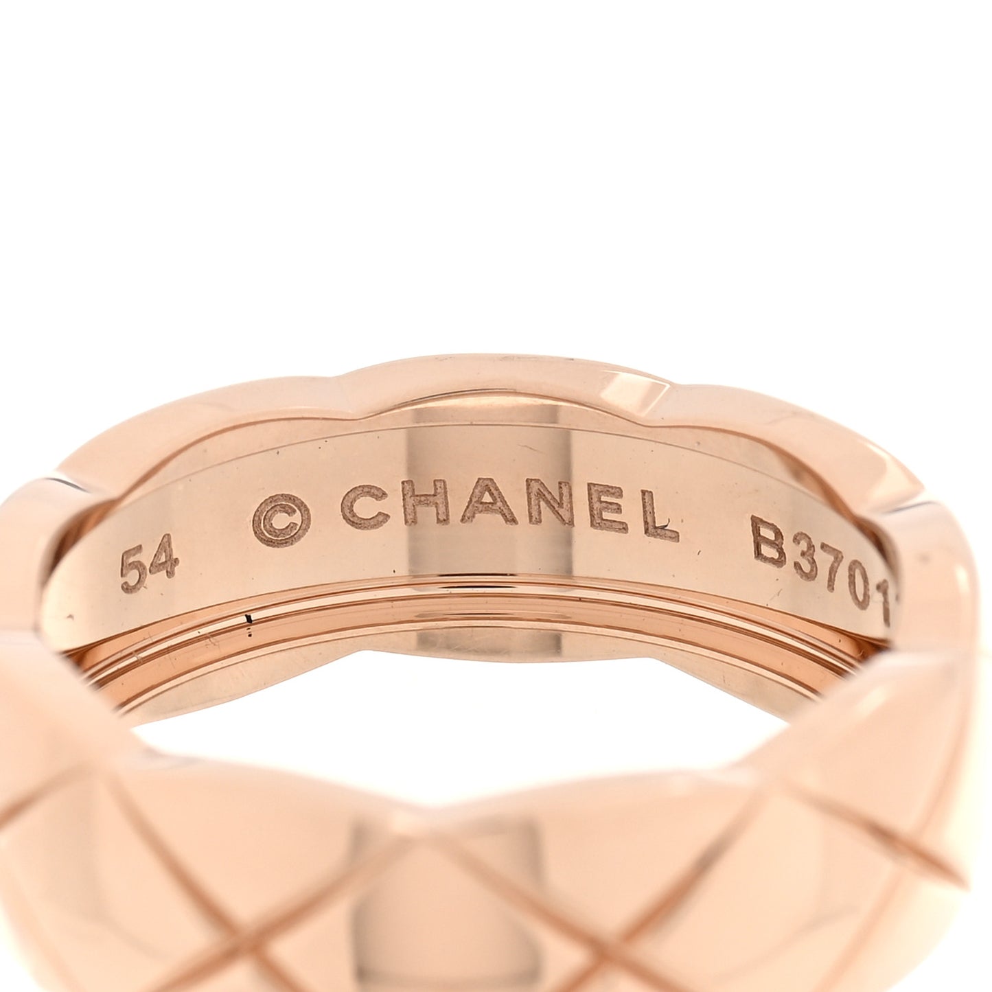 18K Beige Gold Small Coco Crush Ring 54 7