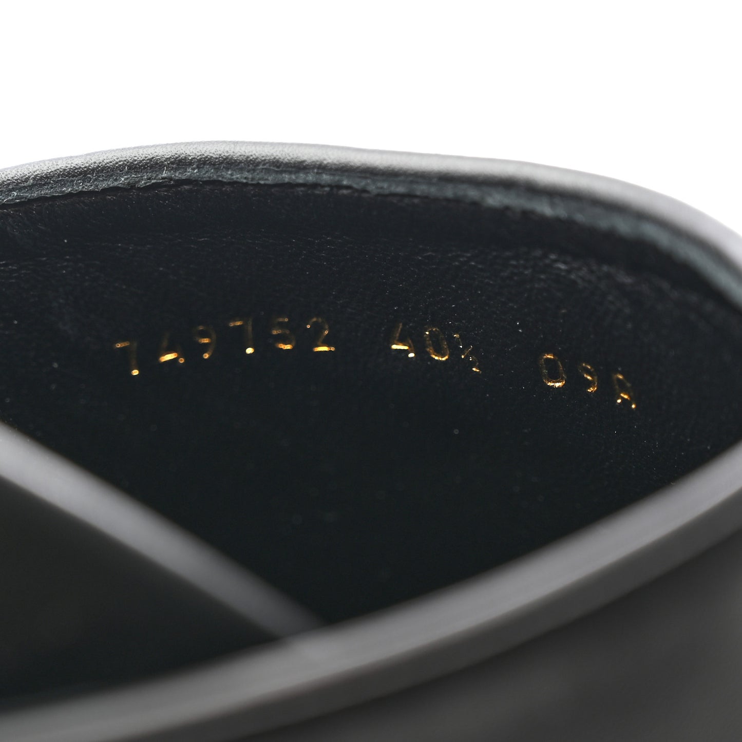 Jakarta Calfskin Womens Horsebit Slippers 40.5 Black