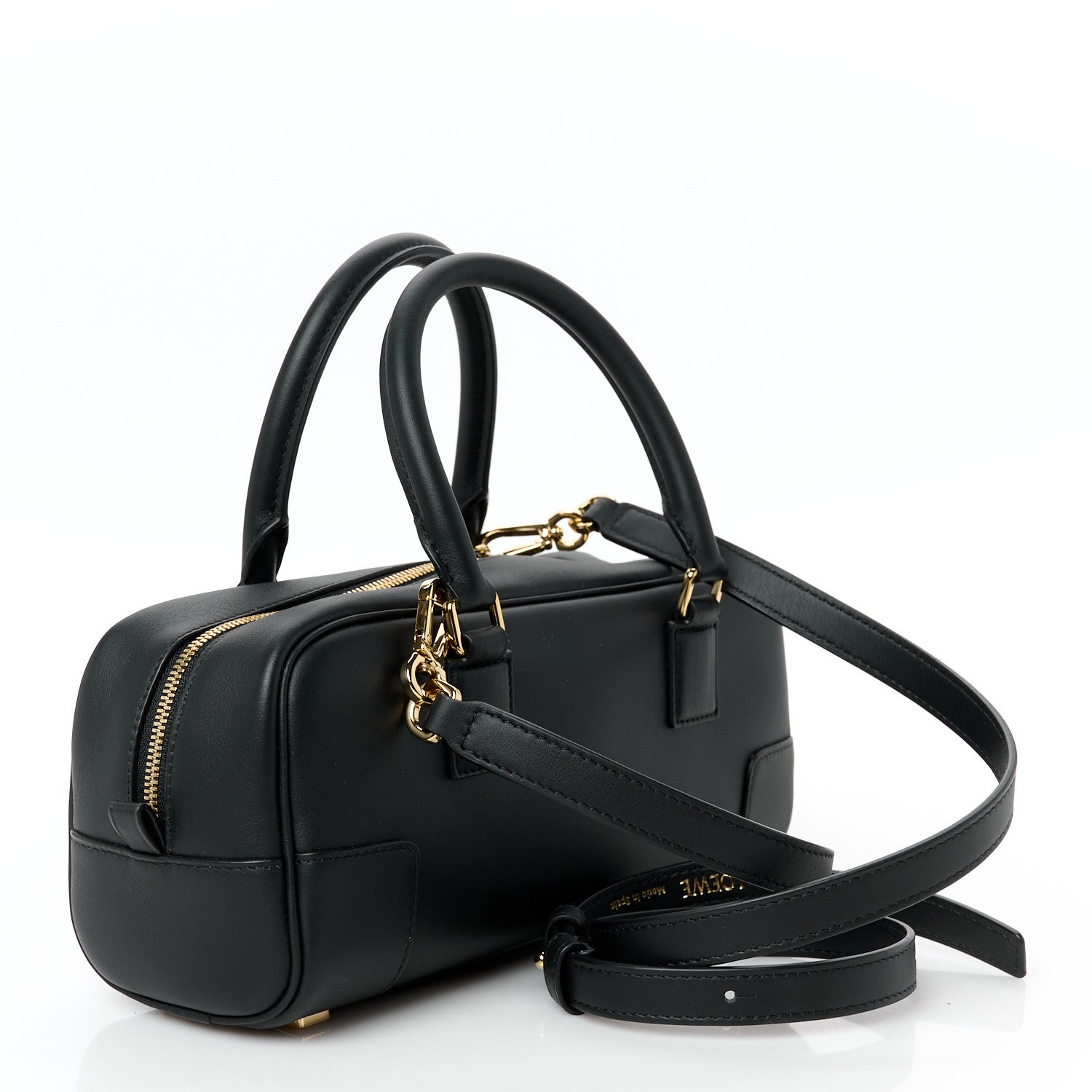 Loewe Nappa Calfskin Amazona 23 Cropped Black 3 of 12