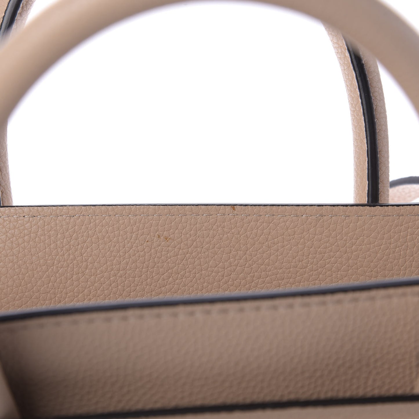 Grained Calfskin Small Horizon Satchel Powder