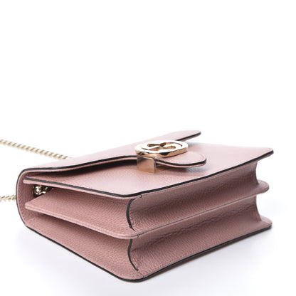 Gucci Dollar Calfskin Small Interlocking G Shoulder Bag Soft Pink 3 of 9