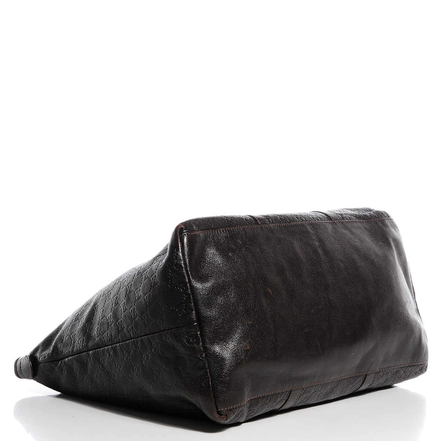 Guccissima Medium Joy Tote Bag Dark Brown
