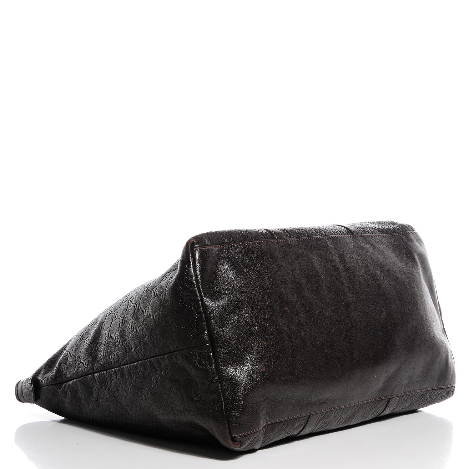 Gucci Guccissima Medium Joy Tote Bag Dark Brown 4 of 7