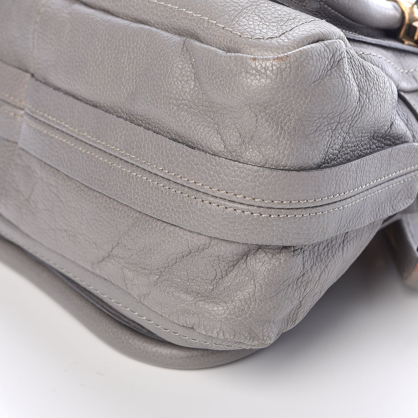 Calfskin Small Paraty Cashmere Grey