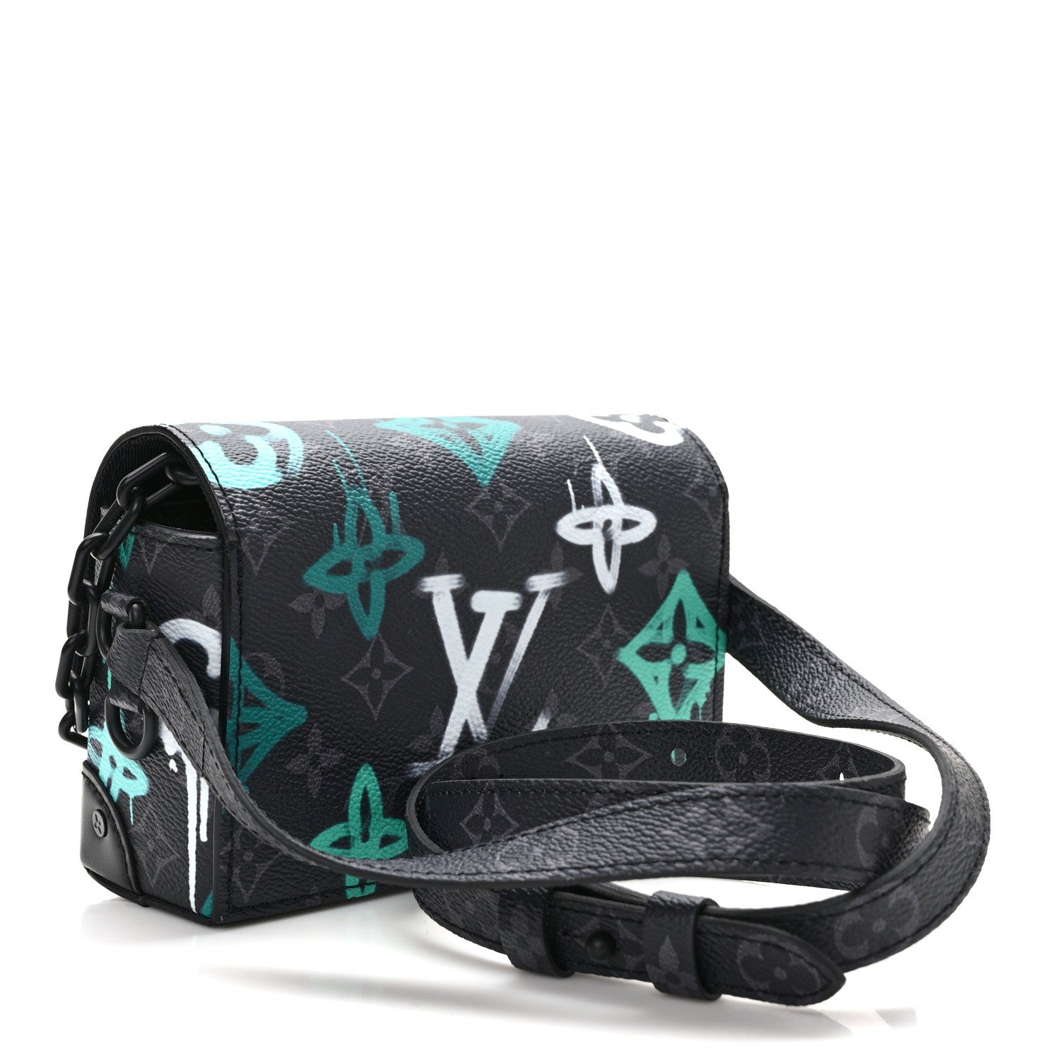Louis Vuitton Monogram Eclipse Steamer Wearable Wallet Graffiti Multicolor 3 of 8