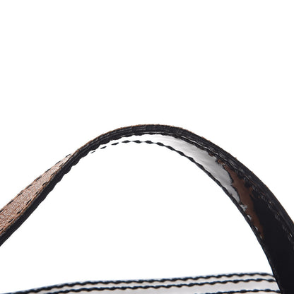 Fendi Nappa Patent B Bag Osso Black 7 of 12
