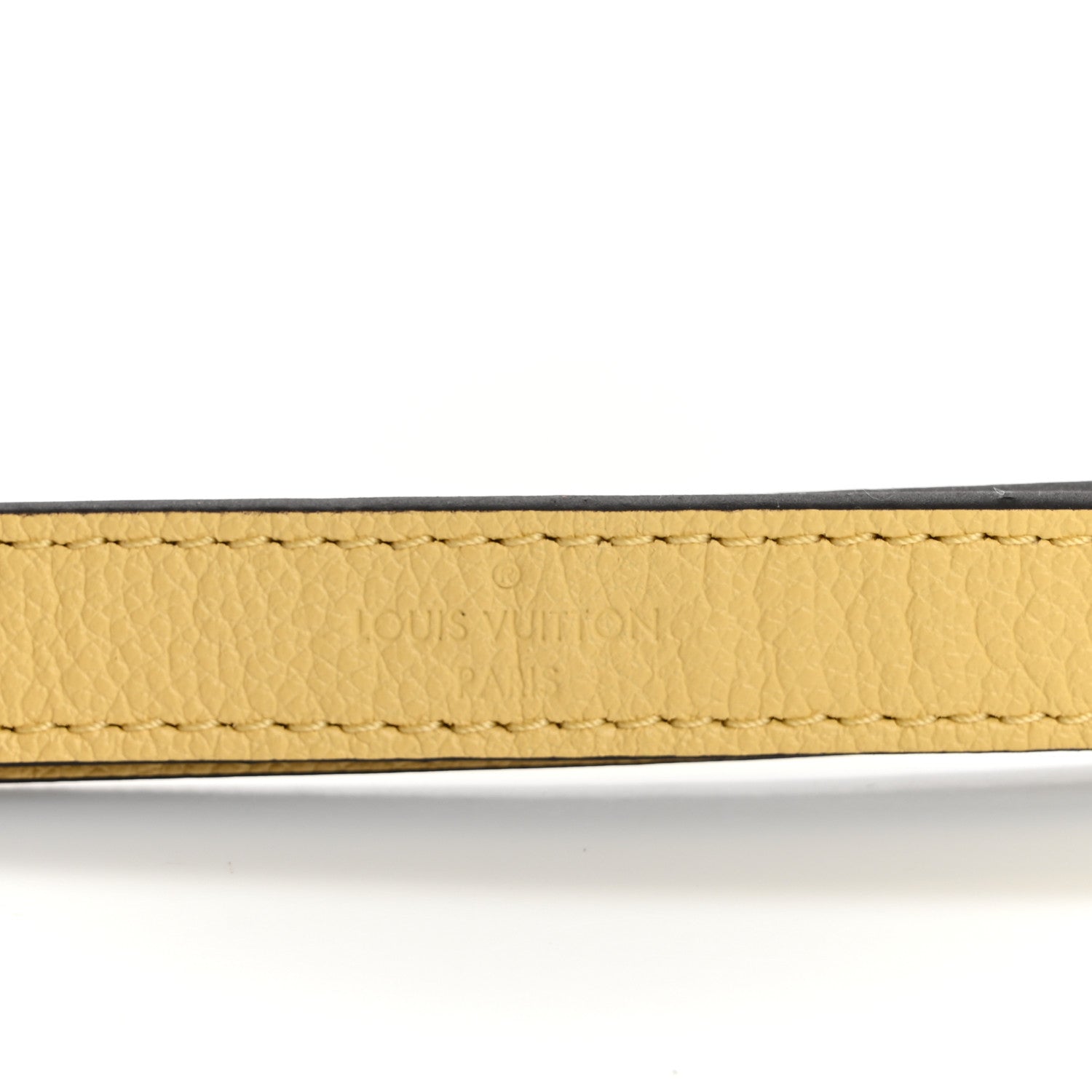 Louis Vuitton Calfskin Buci Shoulder Strap Jaune 3 of 4