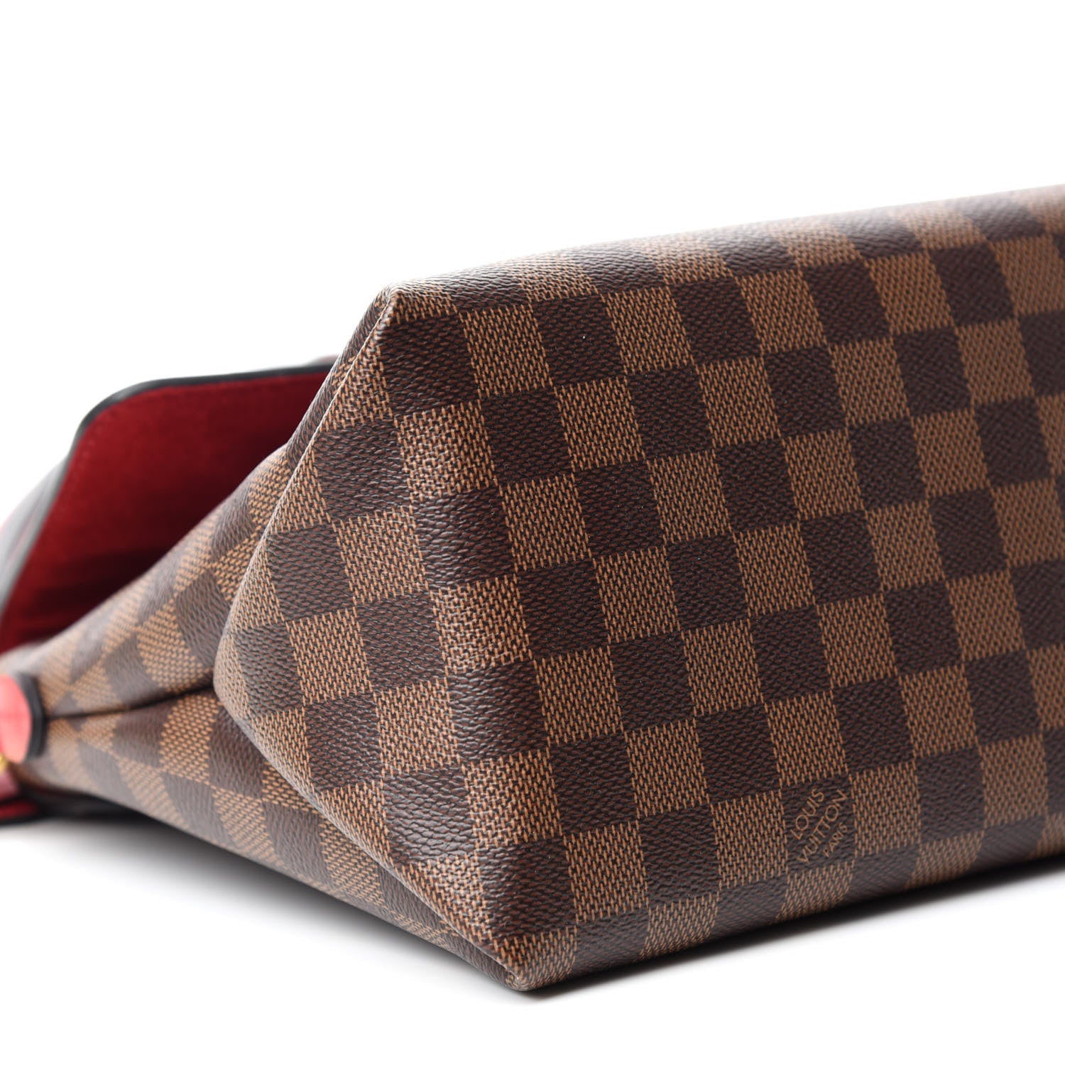 Louis Vuitton Damier Ebene Beaubourg MM Scarlet 6 of 10