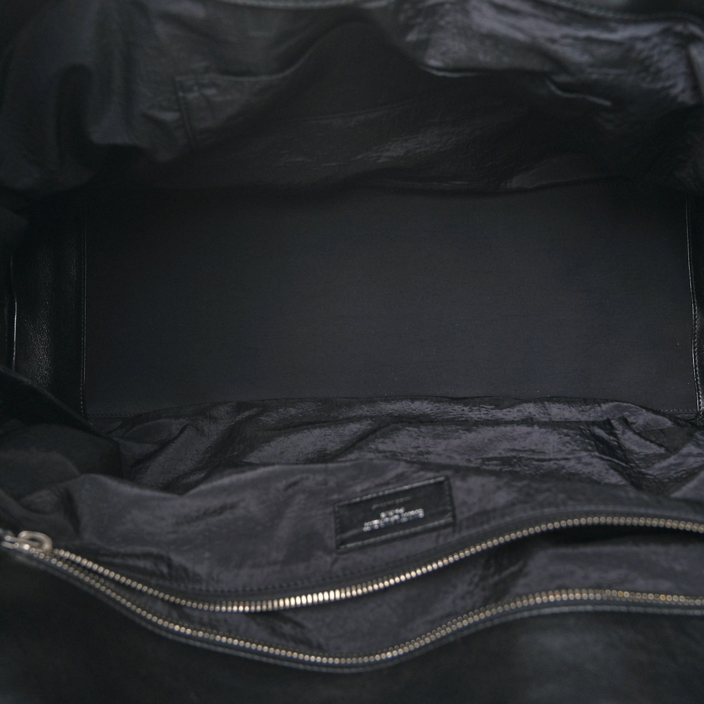 Nylon Calfskin 48H Sac De Jour Duffle Black