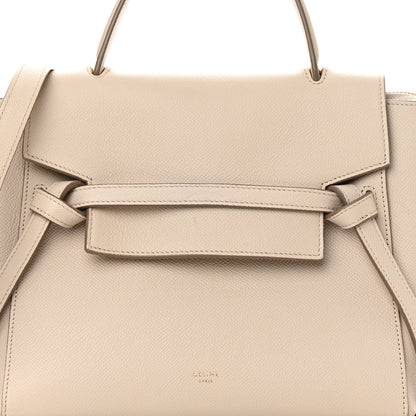 Celine Grained Calfskin Micro Belt Bag Light Taupe 9 of 17