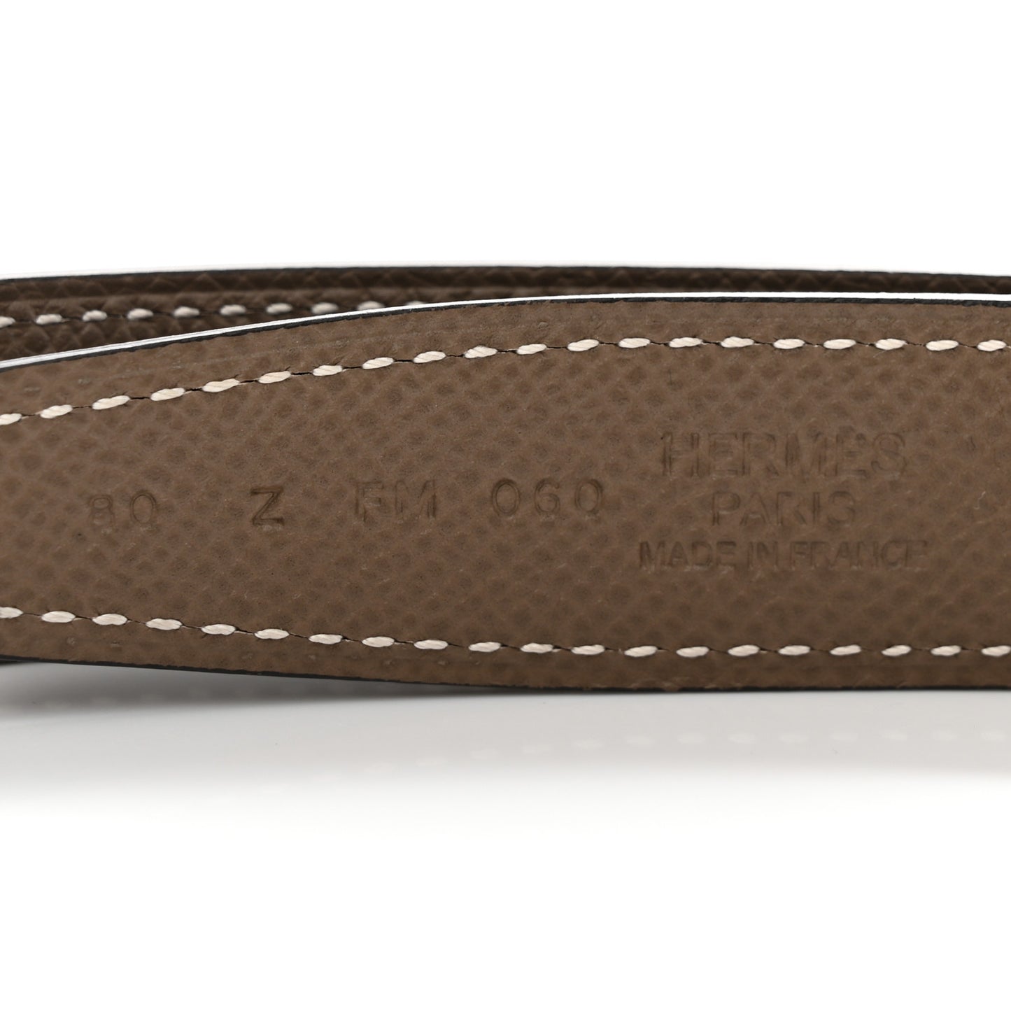 Swift Epsom H Belt 80 32 Black Etoupe