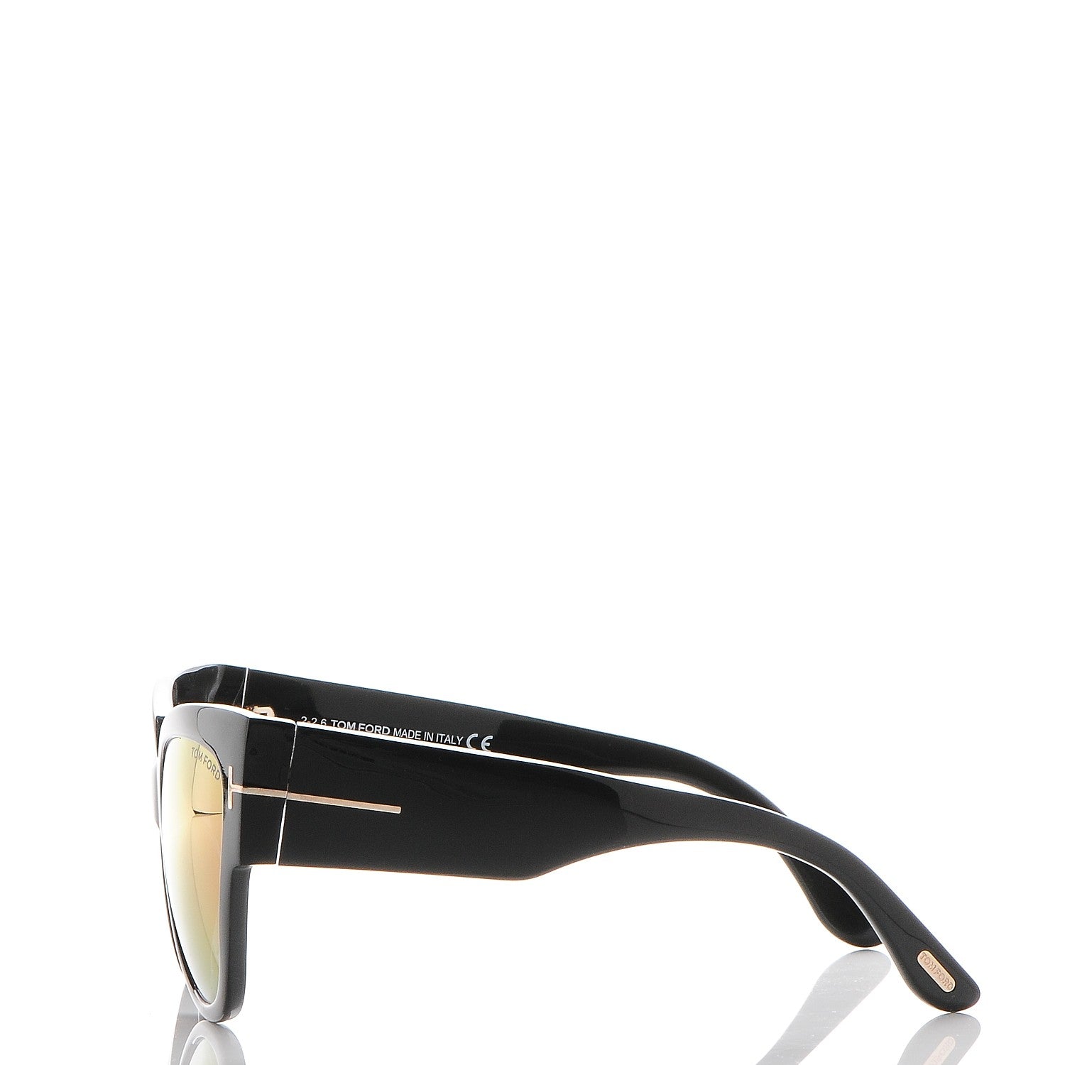 Tom Ford Acetate Anoushka Cat Eye Sunglasses TF371 Black 3 of 9