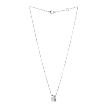 Bulgari 18K White Gold Diamond BVLGARI BVLGARI Link Pendant Necklace 3 of 6