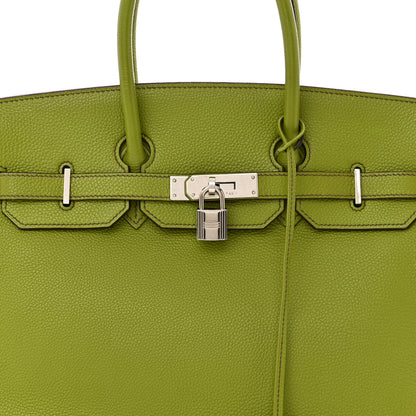 Hermes Togo BIRKIN 35 Vert Anis 8 of 11