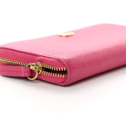 Gucci Dollar Calfskin GG Marmont Zip Around Wallet Box Pink 8 of 13