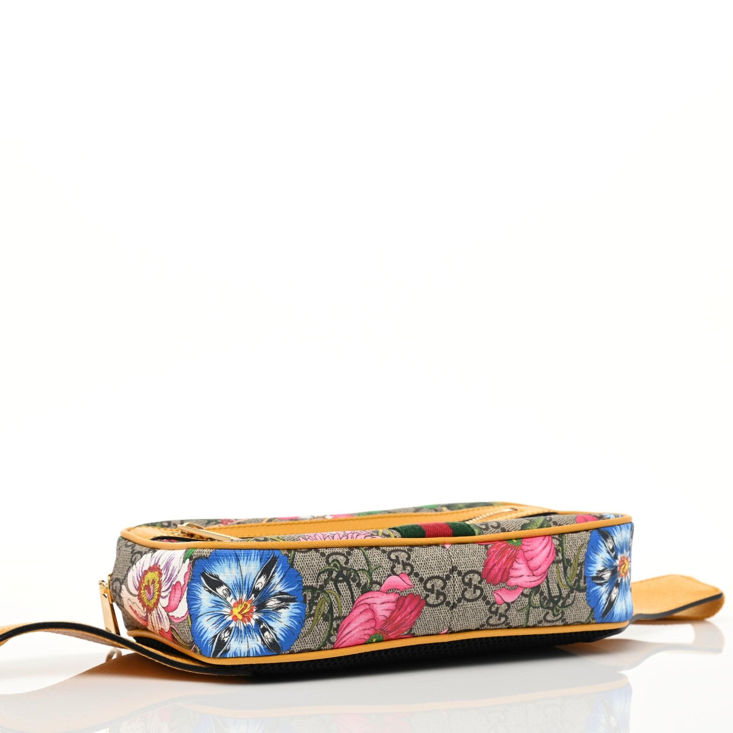Gucci GG Supreme Monogram Flora Medium Ophidia Belt Bag Beige Multicolor Crop 4 of 8
