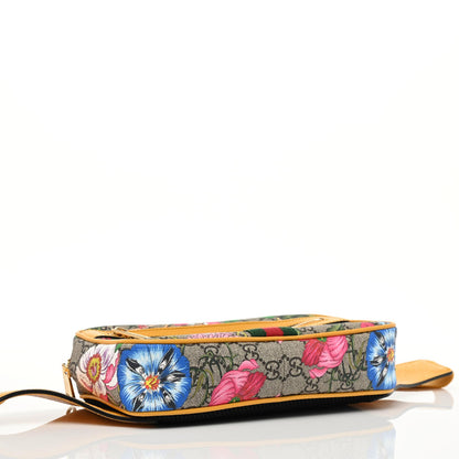 Gucci GG Supreme Monogram Flora Medium Ophidia Belt Bag Beige Multicolor Crop 4 of 8