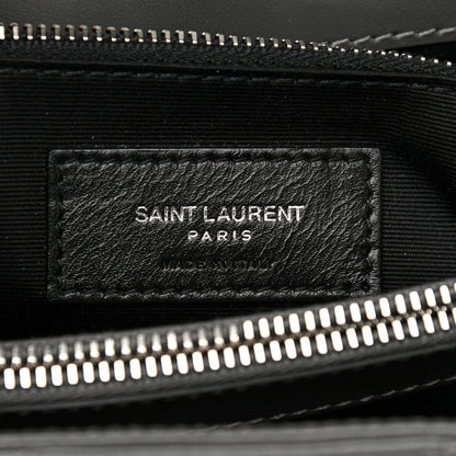 Saint Laurent Calfskin Y Quilted Monogram Medium Loulou Chain Satchel Earth 7 of 11