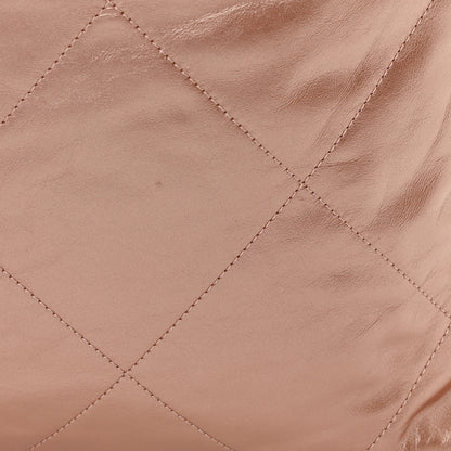 Chanel Metallic Calfskin Quilted Chanel 22 Pink 13 of 14