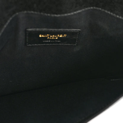 Saint Laurent Grain De Poudre Uptown Pouch Black 5 of 9