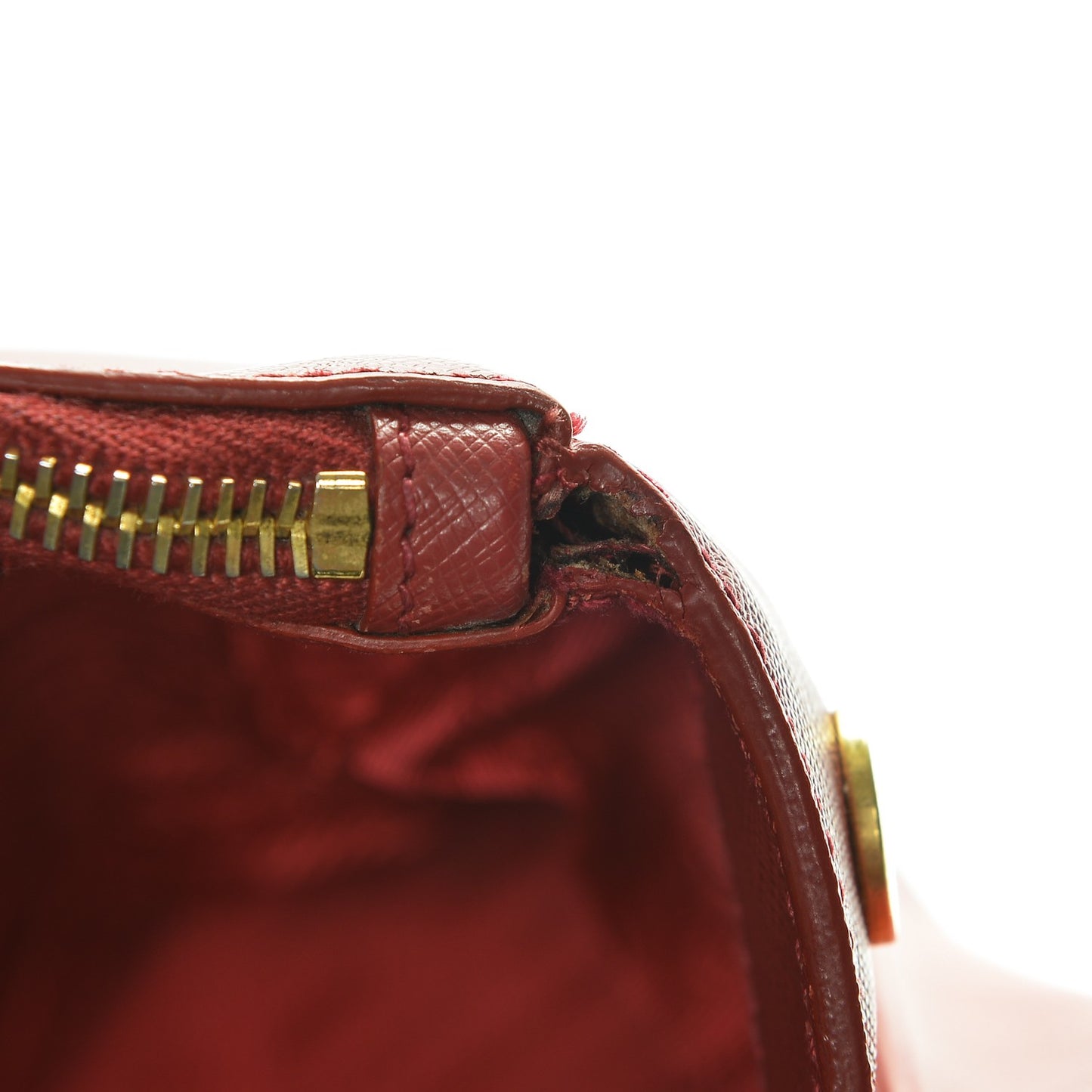Saffiano Large Galleria Double Zip Tote Fuoco